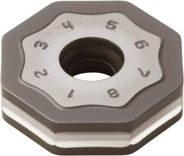 Seco - ONMU090520 MD16 Grade MK1500 Carbide Milling Insert - TiCN/Al2O3 Finish, 0.228" Thick, 0.866" Inscribed Circle - A1 Tooling