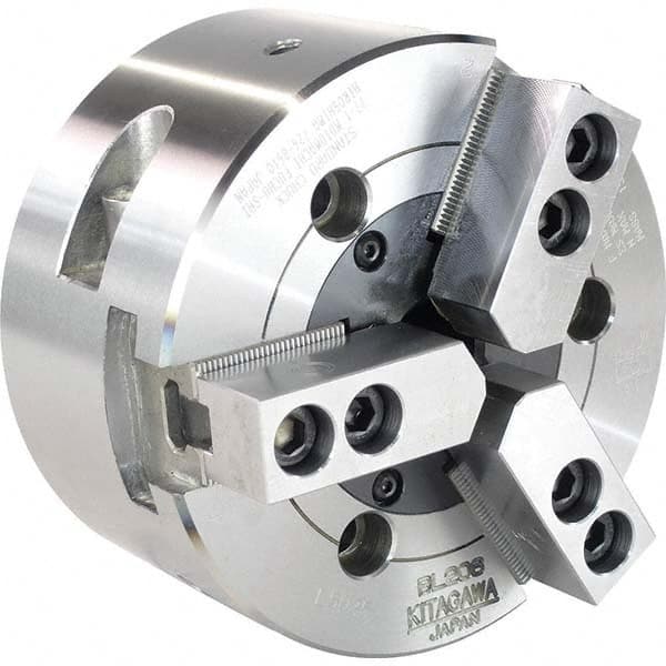 Kitagawa - Power Lathe Chucks Chuck Diameter (Decimal Inch): 6.0000 Number of Jaws: 3 - A1 Tooling