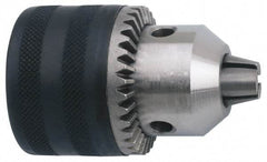 Accupro - 3/8-24, 1/32 to 1/4" Capacity, Threaded Mount Steel Drill Chuck - Keyed, 30mm Sleeve Diam, 44mm Open Length - Exact Industrial Supply