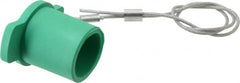 Leviton - 3R NEMA Rated, Female, Green Single Pole Protective Cap - For Use with Male Plug - A1 Tooling