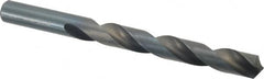 Cleveland - 43/64" 118° High Speed Steel Jobber Drill - Oxide Finish, Right Hand Cut, Spiral Flute, Straight Shank, 7-5/8" OAL, Standard Point - A1 Tooling