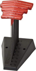 Bondhus - 8 Piece, T-Handle Cushion Grip Hex Key Set - 2 to 10mm Range, Protanium High Torque Steel - A1 Tooling