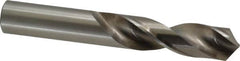 Cleveland - 11/16" 118° Spiral Flute High Speed Steel Screw Machine Drill Bit - Bright Finish, Right Hand Cut, 2-7/8" Flute Length, 4-5/8" OAL, Standard Point, Straight Shank - A1 Tooling