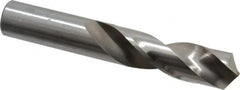 Cleveland - 29/32" 118° Spiral Flute High Speed Steel Screw Machine Drill Bit - Bright Finish, Right Hand Cut, 3-5/8" Flute Length, 5-5/8" OAL, Standard Point, Straight Shank - A1 Tooling