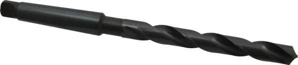 Cleveland - 37/64", 2MT 118° Point High Speed Steel Taper Shank Drill Bit - Oxide Finish, 4-7/8" Flute Length, 8-3/4" OAL, Spiral Flute, Series 2410 - A1 Tooling