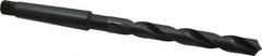 Cleveland - 37/64", 2MT 118° Point High Speed Steel Taper Shank Drill Bit - Oxide Finish, 4-7/8" Flute Length, 8-3/4" OAL, Spiral Flute, Series 2410 - A1 Tooling