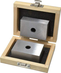 Fowler - 0.0003 Squareness Per Inch, Hardened Steel, 1-2-3 Block with 1 Hole Setup Block - 0.0002 Inch Overall Tolerance, 5/16 - 18 Inch Tapped Hole Size, 55-60 HRC Hardness, Sold As Matched Pair - A1 Tooling