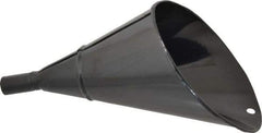 Value Collection - 2 Qt Capacity Steel Funnel - 1" Tip OD, 4" Straight Spout, Black - A1 Tooling