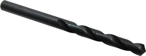 Cleveland - 11/16", 118° Point, Spiral Flute, High Speed Steel Taper Length Drill Bit - Oxide Finish, 5-3/8" Flute Length, 9-1/4" OAL, Series 2510 - A1 Tooling