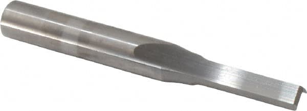 Onsrud - 3/16" Diam, 1/4" Shank Diam, 5/8" Length of Cut, 2 Flute Double Edge Straight Router Bit - 2" Overall Length, Left Hand Cut, Solid Carbide - A1 Tooling