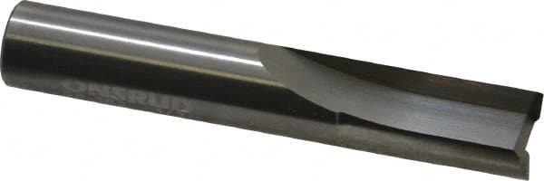 Onsrud - 1/2" Diam, 1/2" Shank Diam, 1" Length of Cut, 2 Flute Double Edge Straight Router Bit - 3" Overall Length, Right Hand Cut, Solid Carbide - A1 Tooling