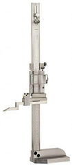 Fowler - 0 to 40 Inch Measurement, 0.001 Inch Graduation, Vernier Height Gage - Satin Chrome Finish, Stainless Steel - A1 Tooling