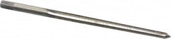 Cleveland - #4/0 Pin, 0.1142" Diam, 0.0869" Small End, 1/8" Diam Straight Shank, 1-5/16" Flute, Taper Pin Reamer - A1 Tooling