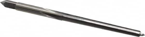 Cleveland - #3/0 Pin, 0.1302" Diam, 0.1029" Small End, 9/64" Diam Straight Shank, 1-5/16" Flute, Taper Pin Reamer - A1 Tooling