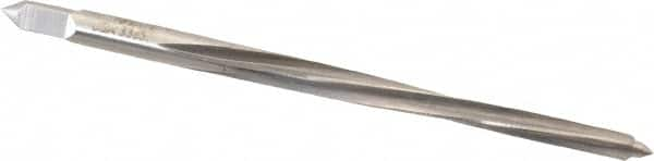 Cleveland - #3/0 Pin, 0.1302" Diam, 0.1029" Small End, 9/64" Diam Straight Shank, 1-5/16" Flute, Taper Pin Reamer - A1 Tooling