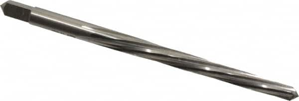 Cleveland - #1 Pin, 0.1798" Diam, 0.1447" Small End, 3/16" Diam Straight Shank, 1-11/16" Flute, Taper Pin Reamer - A1 Tooling