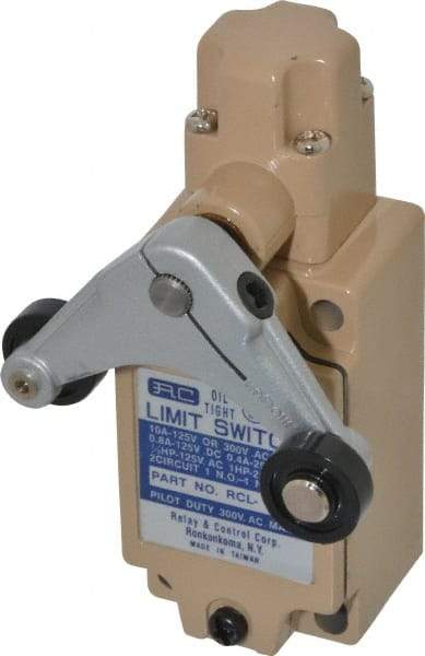 Value Collection - SPDT, NC/NO, 120 VAC, 240 VAC, 480 VAC at 10 Amps, Screw Terminal, Roller Lever Actuator, General Purpose Limit Switch - A1 Tooling