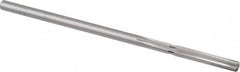 Cleveland - #3 High Speed Steel 6 Flute Chucking Reamer - Straight Flute, Straight Shank, 1-1/4" Flute Length, 5" OAL - A1 Tooling