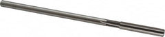 Cleveland - Letter J High Speed Steel 6 Flute Chucking Reamer - Straight Flute, Straight Shank, 1-1/2" Flute Length, 6" OAL - A1 Tooling