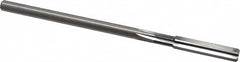 Cleveland - Letter Q High Speed Steel 6 Flute Chucking Reamer - Straight Flute, Straight Shank, 1-1/2" Flute Length, 6" OAL - A1 Tooling