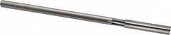 Cleveland - Letter T High Speed Steel 6 Flute Chucking Reamer - Straight Flute, Straight Shank, 1-3/4" Flute Length, 7" OAL - A1 Tooling