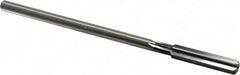 Cleveland - Letter X High Speed Steel 6 Flute Chucking Reamer - Straight Flute, Straight Shank, 1-3/4" Flute Length, 7" OAL - A1 Tooling