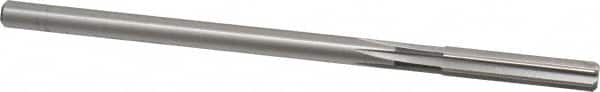 Cleveland - 19/64" High Speed Steel 6 Flute Chucking Reamer - Straight Flute, Straight Shank, 1-1/2" Flute Length, 6" OAL - A1 Tooling