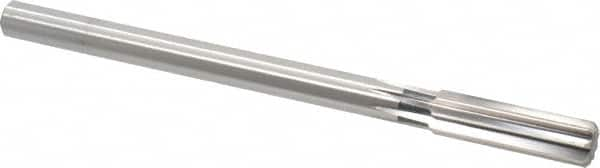 Cleveland - 21/32" High Speed Steel 8 Flute Chucking Reamer - Straight Flute, Straight Shank, 2-1/4" Flute Length, 9" OAL - A1 Tooling