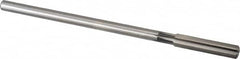 Cleveland - 3/8" High Speed Steel 6 Flute Chucking Reamer - Straight Flute, Straight Shank, 1-3/4" Flute Length, 7" OAL - A1 Tooling