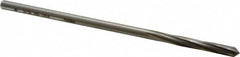 Cleveland - 3/16" High Speed Steel 6 Flute Chucking Reamer - Spiral Flute, Straight Shank, 1-1/8" Flute Length, 4-1/2" OAL - A1 Tooling