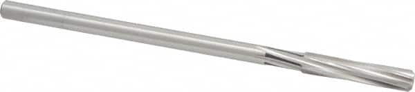 Cleveland - 5/16" High Speed Steel 6 Flute Chucking Reamer - Spiral Flute, Straight Shank, 1-1/2" Flute Length, 6" OAL - A1 Tooling