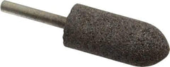 Norton - 7/8" Head Diam x 2" Thickness, A11, Pointed Tree End, Zirconia Alumina Mounted Point - Very Coarse Grade, 30 Grit, 25,420 RPM - A1 Tooling