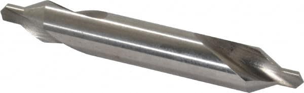 Cleveland - #4 Plain Cut 60° Incl Angle High Speed Steel Combo Drill & Countersink - A1 Tooling