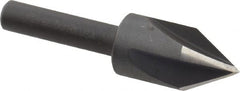 Cleveland - 1/2" Head Diam, 3/8" Shank Diam, 4 Flute 60° High Speed Steel Countersink - A1 Tooling