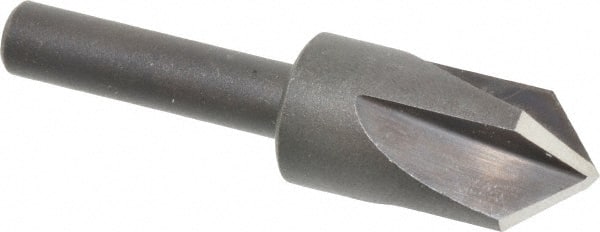 Cleveland - 1/2" Head Diam, 3/8" Shank Diam, 4 Flute 90° High Speed Steel Countersink - A1 Tooling