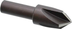 Cleveland - 3/4" Head Diam, 1/2" Shank Diam, 4 Flute 90° High Speed Steel Countersink - Oxide Finish, 2-13/32" OAL, Single End, Straight Shank, Right Hand Cut - A1 Tooling