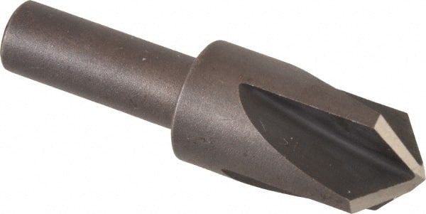 Cleveland - 5/8" Head Diam, 3/8" Shank Diam, 4 Flute 100° High Speed Steel Countersink - A1 Tooling