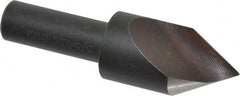 Cleveland - 5/8" Head Diam, 3/8" Shank Diam, 1 Flute 60° High Speed Steel Countersink - A1 Tooling