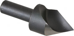 Cleveland - 1" Head Diam, 1/2" Shank Diam, 1 Flute 60° High Speed Steel Countersink - A1 Tooling