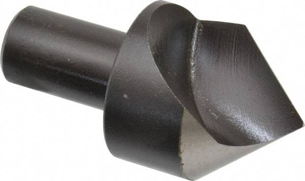 Cleveland - 1-1/2" Head Diam, 3/4" Shank Diam, 1 Flute 82° High Speed Steel Countersink - Oxide Finish, 2-7/8" OAL, Single End, Straight Shank, Right Hand Cut - A1 Tooling