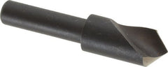 Cleveland - 3/8" Head Diam, 1/4" Shank Diam, 1 Flute 90° High Speed Steel Countersink - A1 Tooling