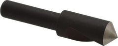 Cleveland - 3/8" Head Diam, 1/4" Shank Diam, 1 Flute 100° High Speed Steel Countersink - A1 Tooling