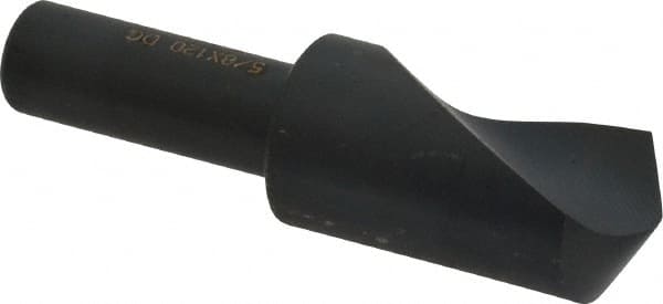 Cleveland - 5/8" Head Diam, 3/8" Shank Diam, 1 Flute 120° High Speed Steel Countersink - A1 Tooling