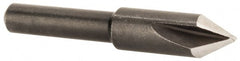 Cleveland - 1/4" Head Diam, 3/16" Shank Diam, 3 Flute 60° High Speed Steel Countersink - A1 Tooling