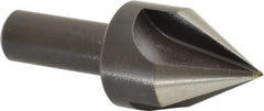 Cleveland - 1" Head Diam, 1/2" Shank Diam, 3 Flute 60° High Speed Steel Countersink - A1 Tooling