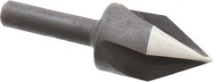 Cleveland - 1-1/4" Head Diam, 1/2" Shank Diam, 3 Flute 60° High Speed Steel Countersink - A1 Tooling