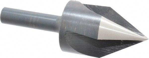 Cleveland - 1-1/2" Head Diam, 3/4" Shank Diam, 3 Flute 60° High Speed Steel Countersink - A1 Tooling