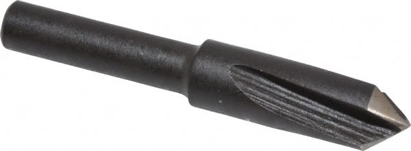 Cleveland - 1/4" Head Diam, 3/16" Shank Diam, 3 Flute 82° High Speed Steel Countersink - A1 Tooling