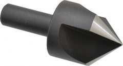 Cleveland - 1-1/4" Head Diam, 1/2" Shank Diam, 3 Flute 90° High Speed Steel Countersink - A1 Tooling