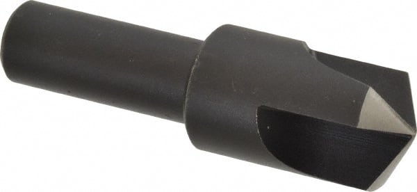 Cleveland - 3/4" Head Diam, 1/2" Shank Diam, 3 Flute 120° High Speed Steel Countersink - A1 Tooling